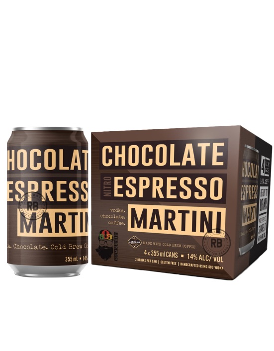 503 Canned Cocktails Chocolate Espresso Martini (4 Pack) x 12oz