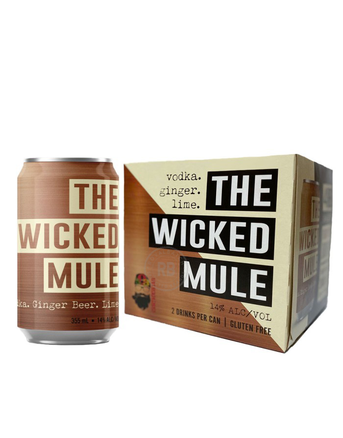 503 Canned Cocktails Wicked Mule (4 Pack) x 12oz