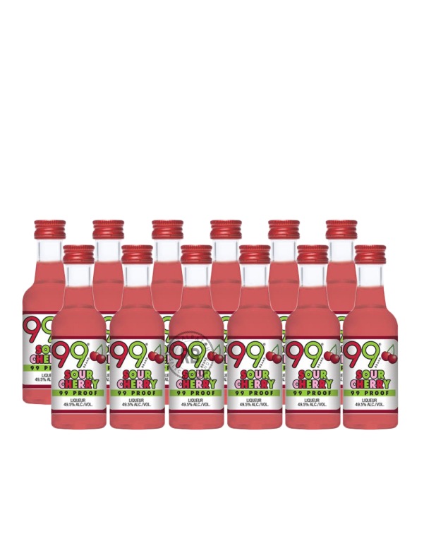 99 Brand Sour Cherry (12 Pack) x 50ml