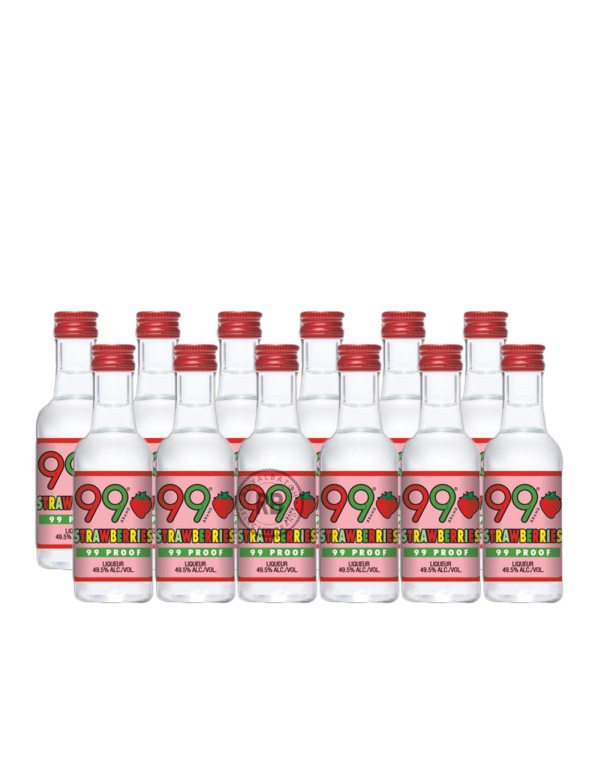 99 Brand Strawberries (12 Pack) x 50ml