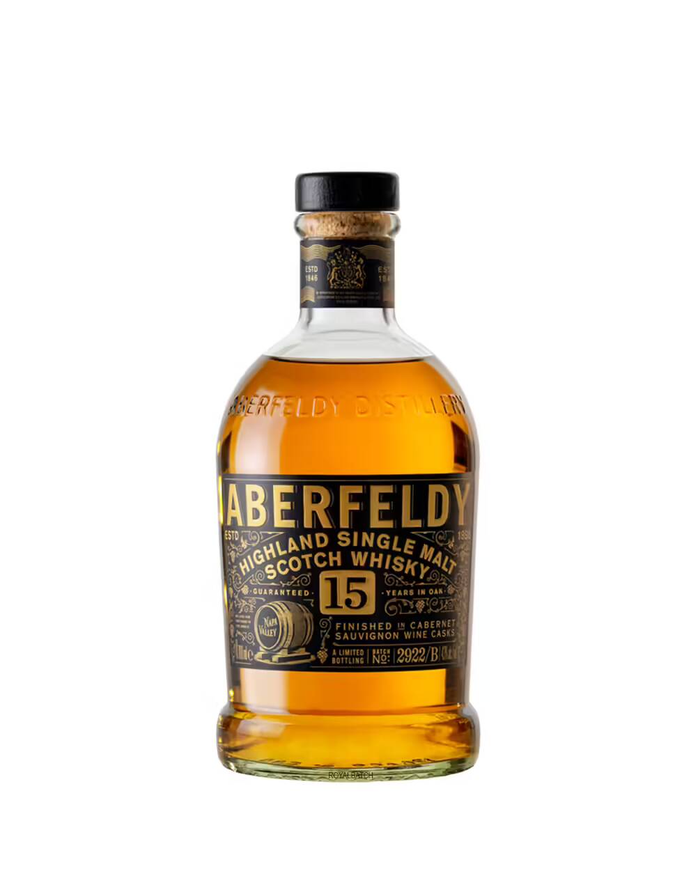 Aberfeldy 15 Year Old Finished in Cabernet Sauvignon wine casks Scotch Whisky
