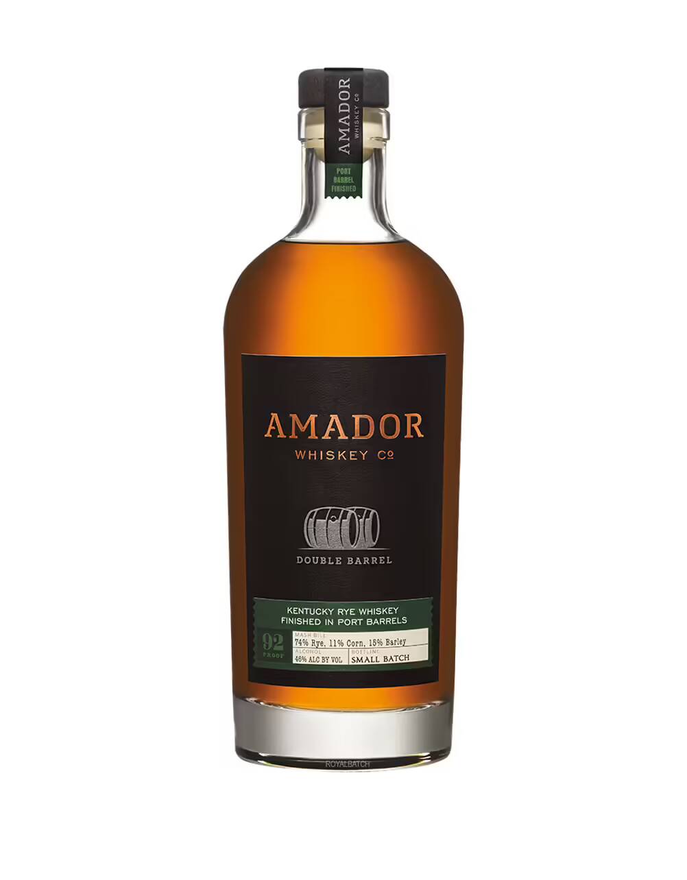 Amador Double Barrel Kentucky Rye Whiskey