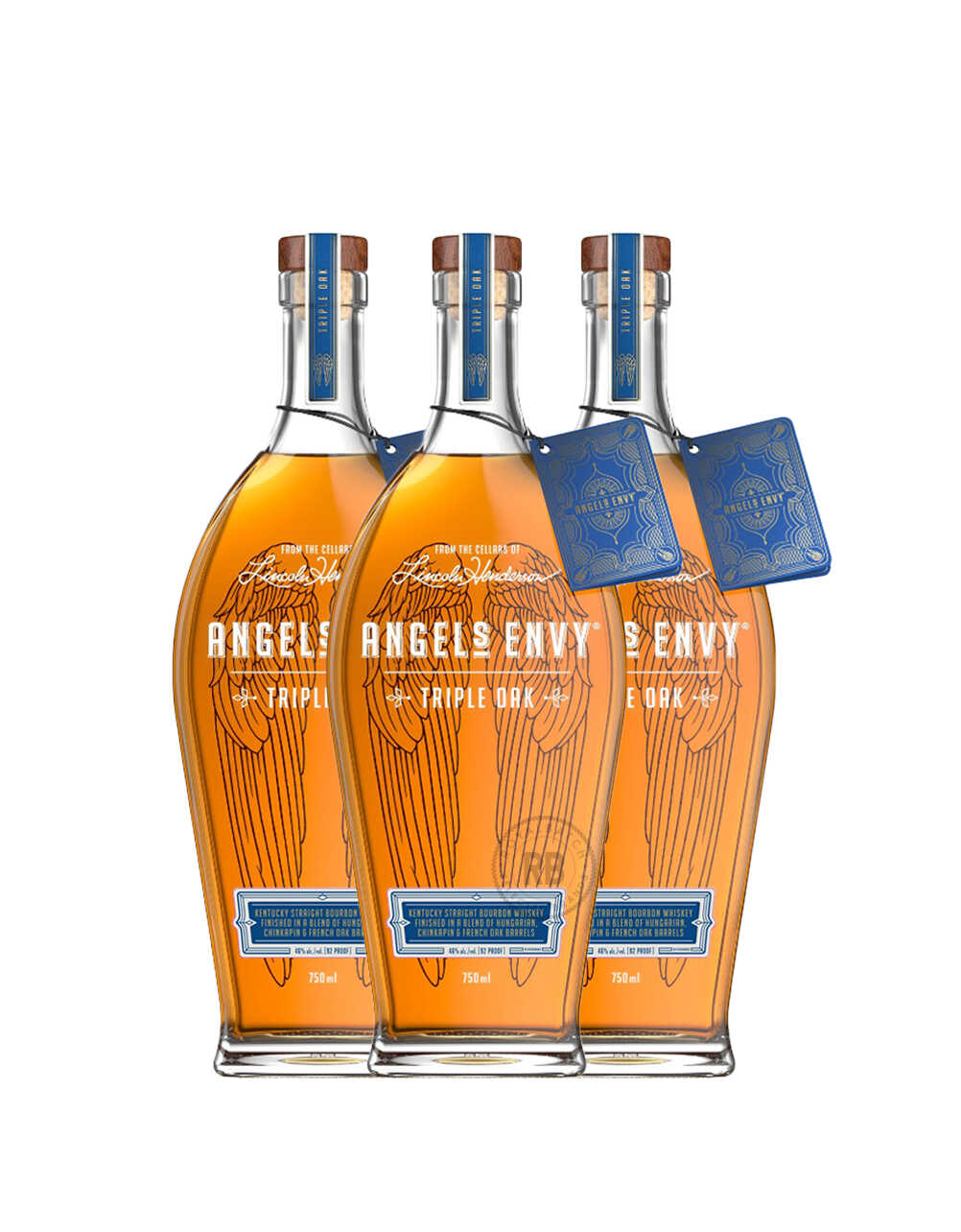 Angels Envy Triple Oak Straight Bourbon (3 Pack) Bundle #073
