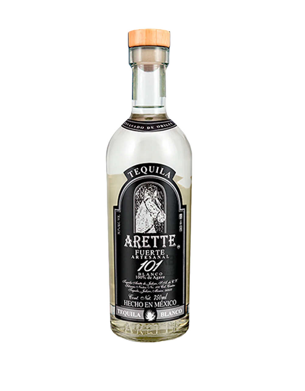 Arette Artesanal Blanco Fuerte 101 Proof Tequila