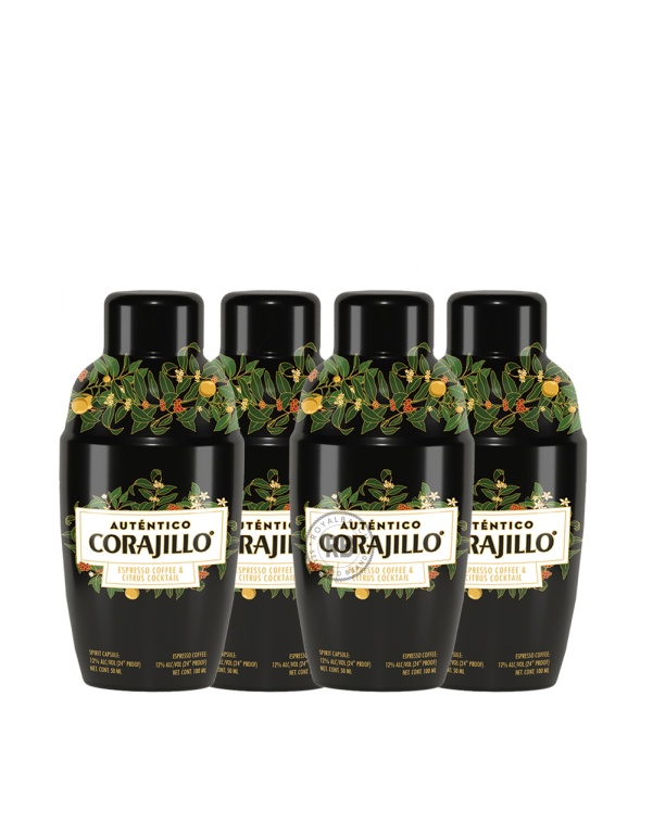 Autentico Corajillo Espresso Coffee & Citrus Cocktail (4 Pack) x 100ml