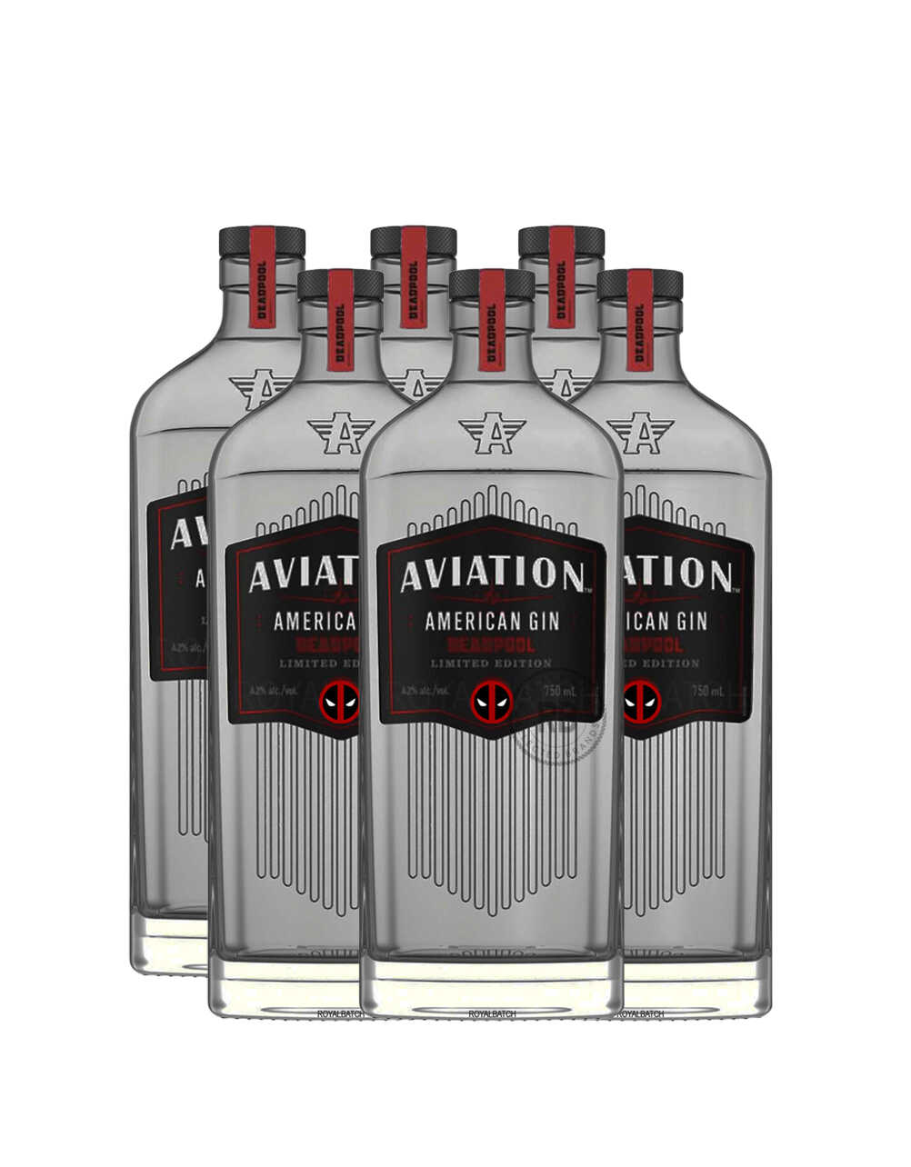 Aviation American Gin Deadpool (6 Pack) Bundle #079