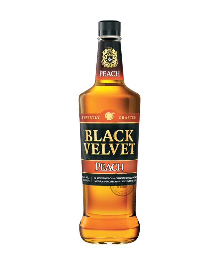 Black Velvet Peach Flavored Whiskey