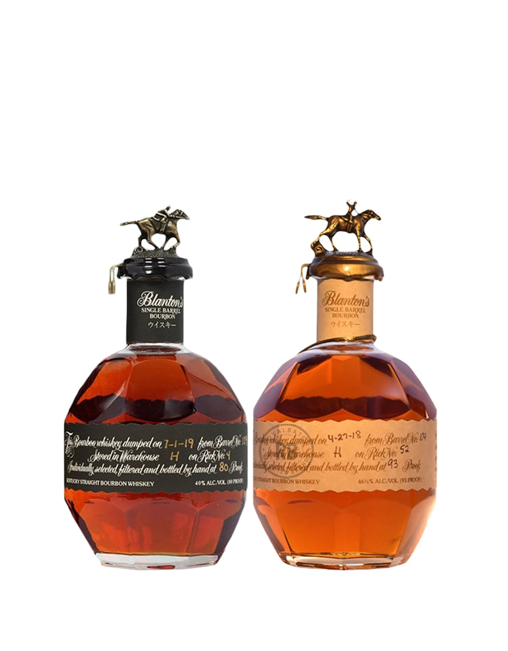 Blanton's Black + Red Japanese Bourbon (2 Pack) Bundle #99