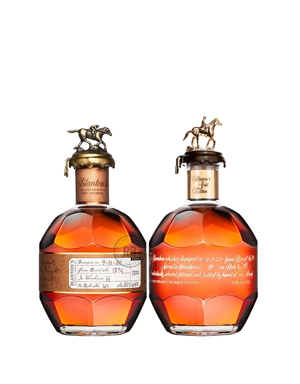 Blanton's Straight From The Barrel + Blanton's Gold Edition (2 Pack) Bundle #100