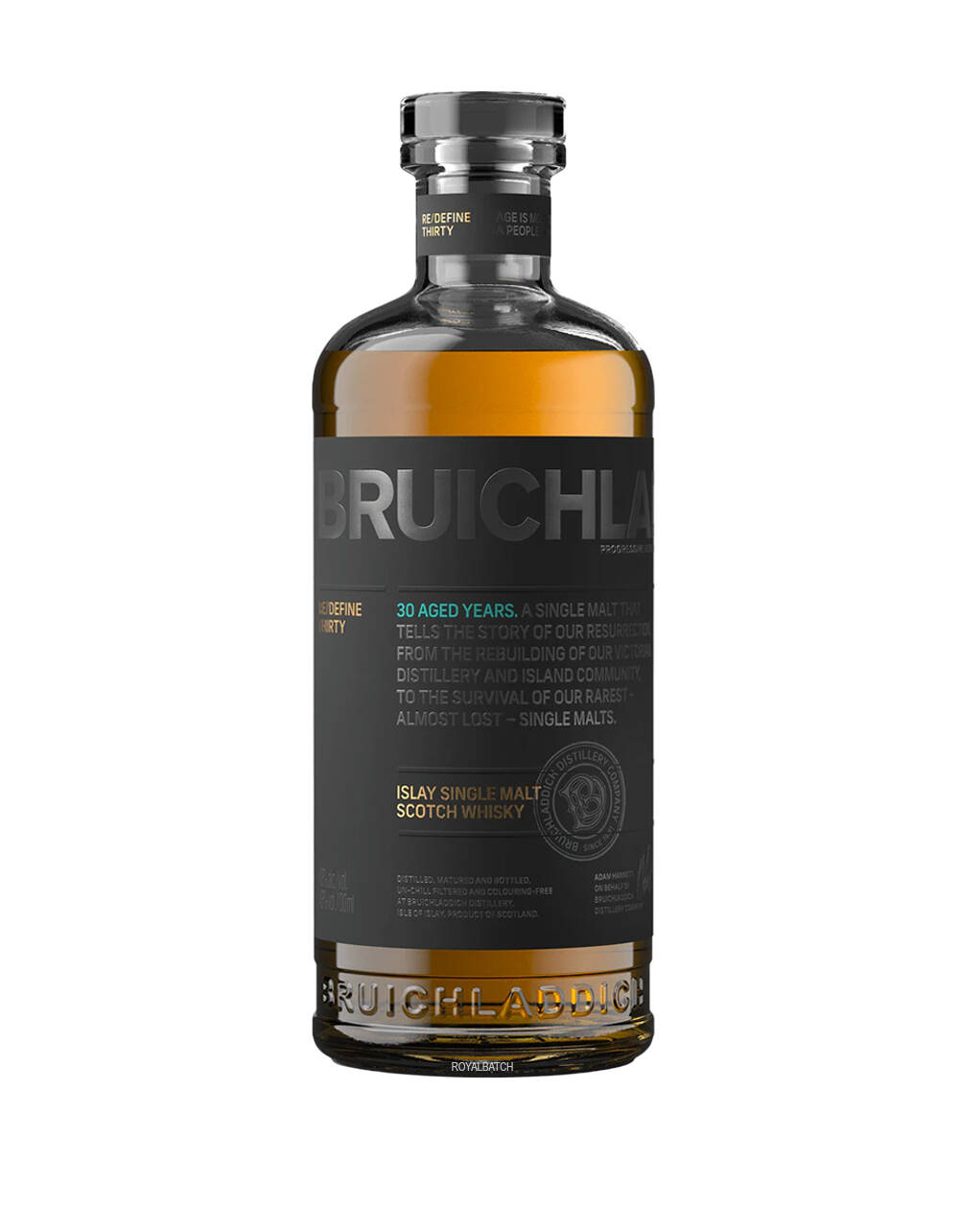 Bruichladdich 30 Year RE/Define Islay Single Malt Scotch Whisky