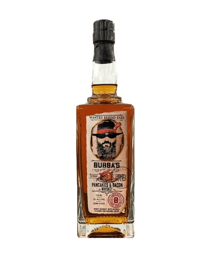 Bubba's Secret Stills Pancakes and Bacon Flavored Whiskey