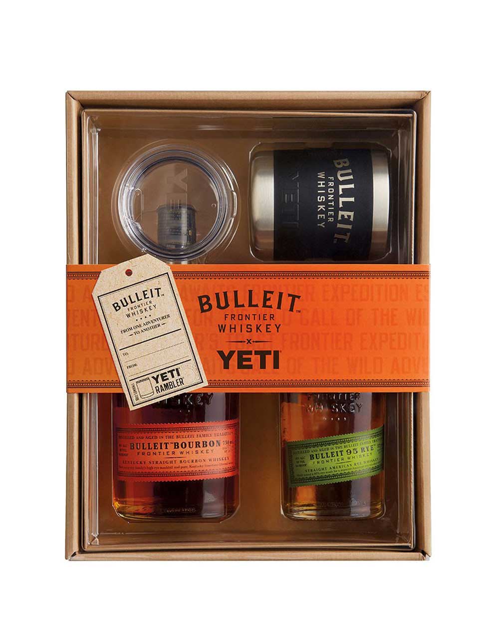 Bulleit Frontier Bourbon Whiskey Gift Yeti Set