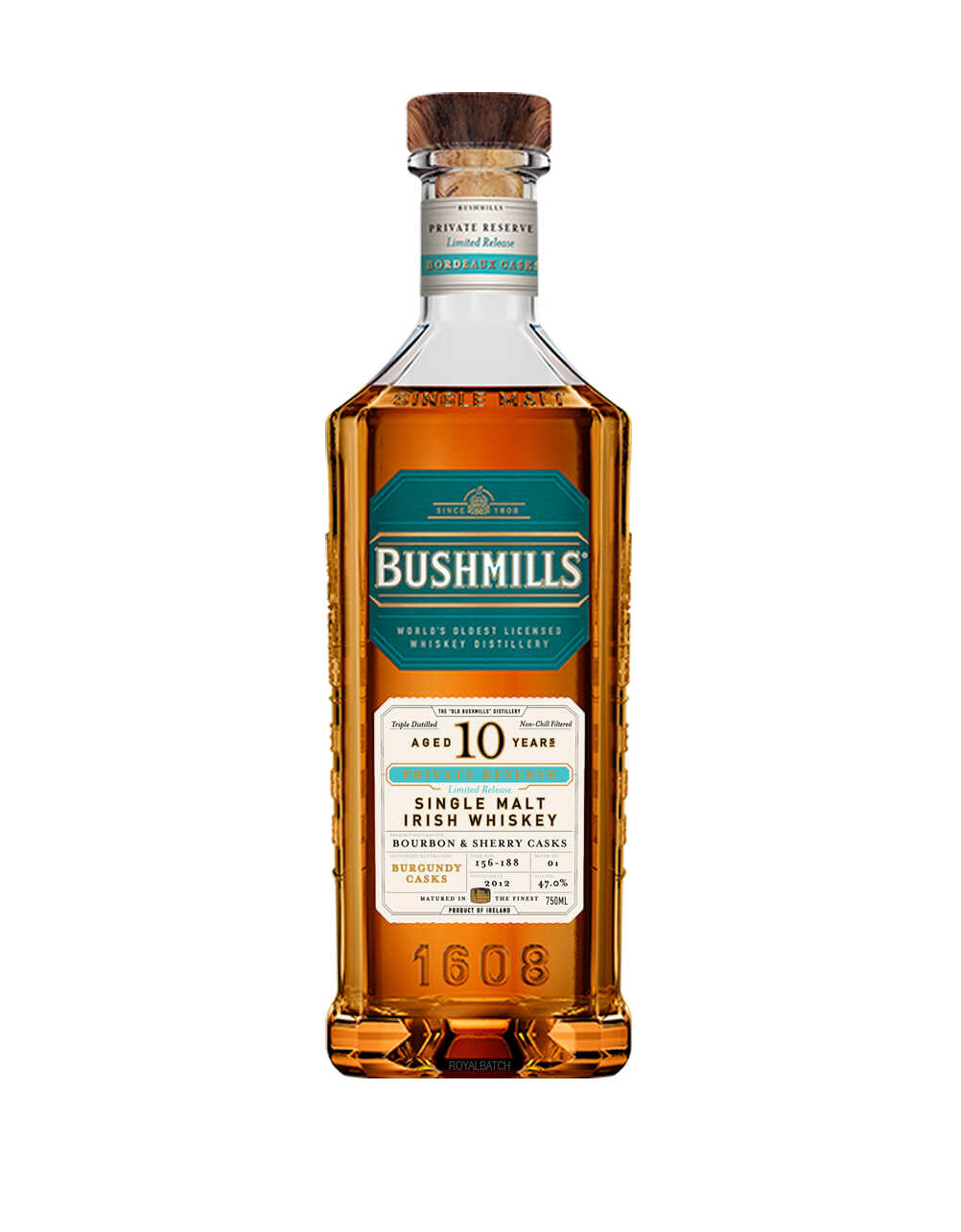 Bushmills Private Reserve Burgundy Casks 10 Year Old Irish Whiskey