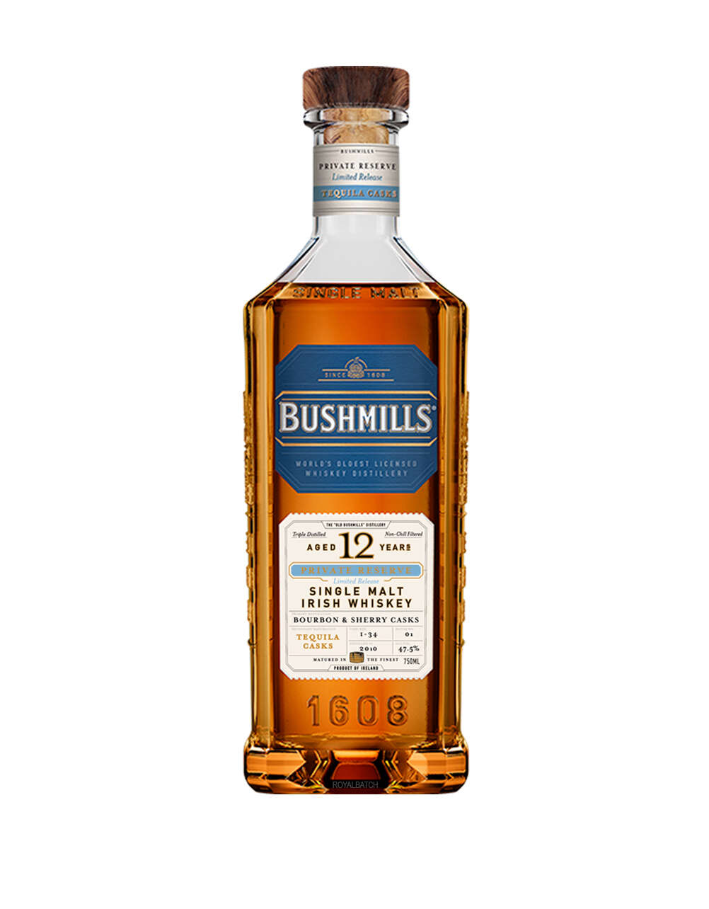 Bushmills Private Reserve Tequila Cask 12 Year Old Irish Whiskey