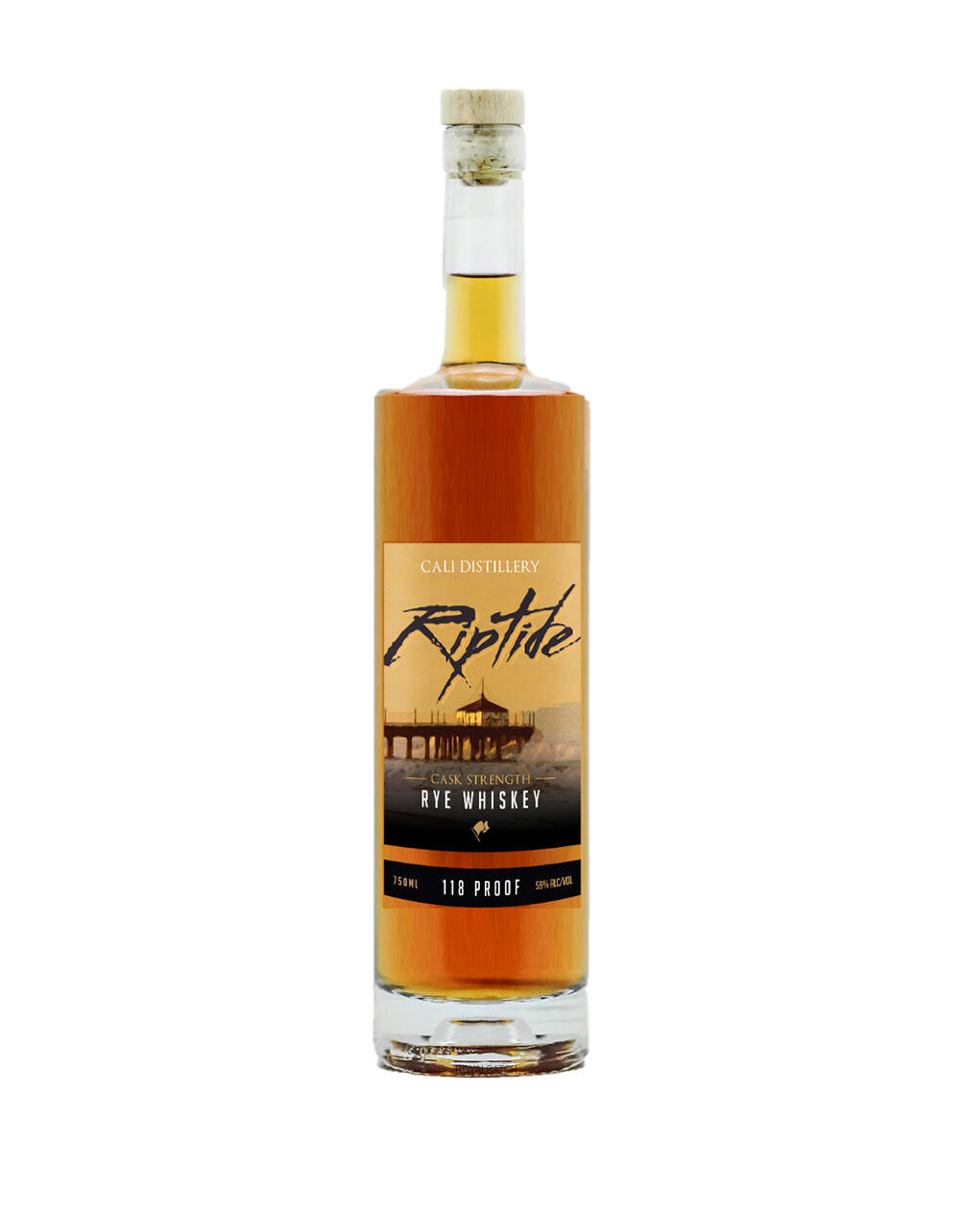 Cali Distillery Riptide Cask Strength Rye Whiskey