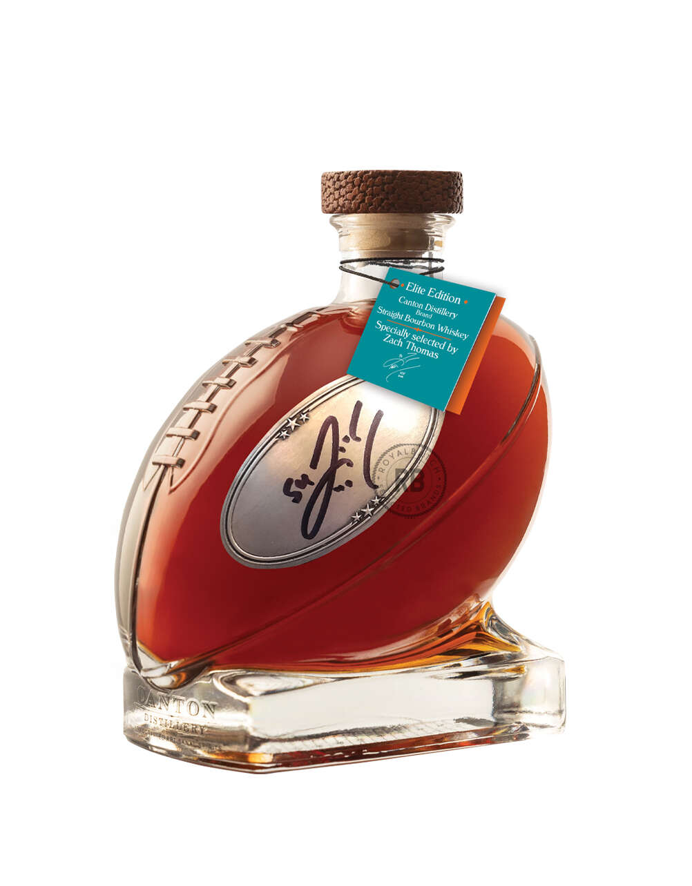 Canton Distillery Straight Bourbon Whiskey Elite Edition Hand-Signed by Zach Thomas