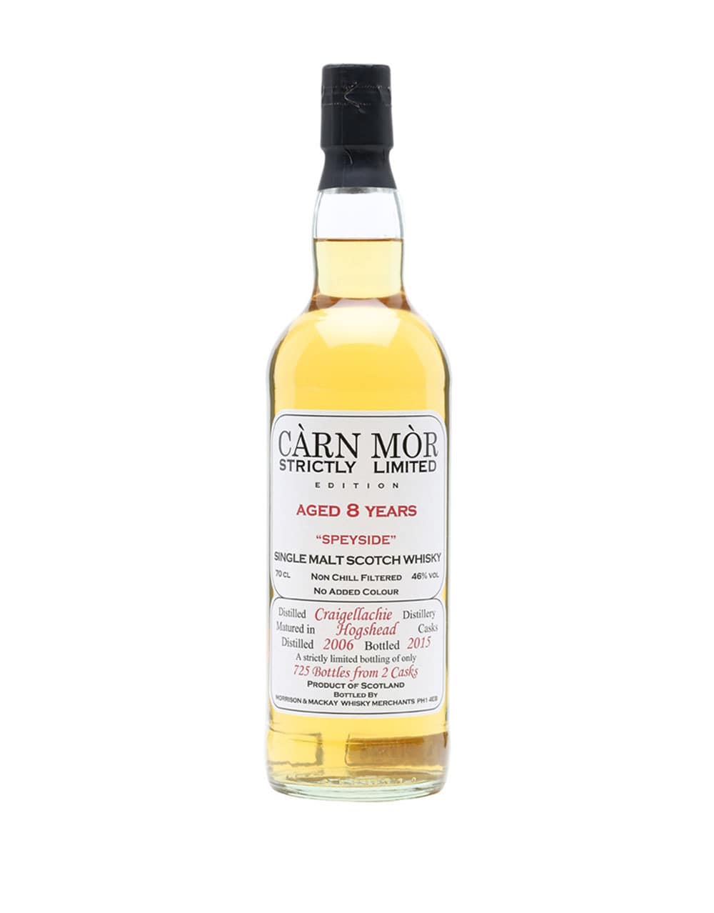 Carn Mor 8 Year Old Speyside Single Malt Scotch Whisky