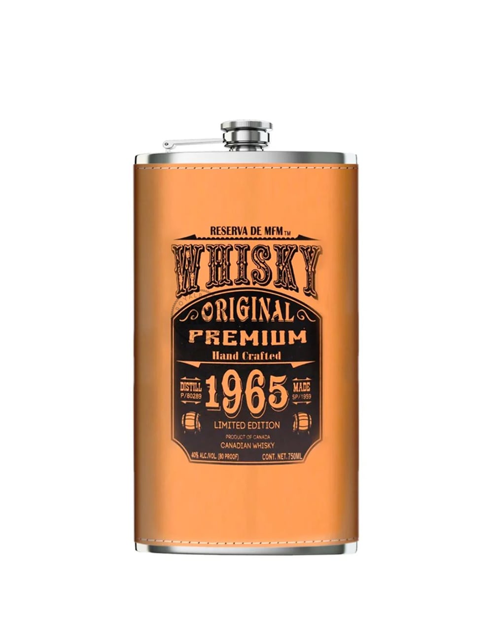 Casa Maestri Flask Canadian Whisky