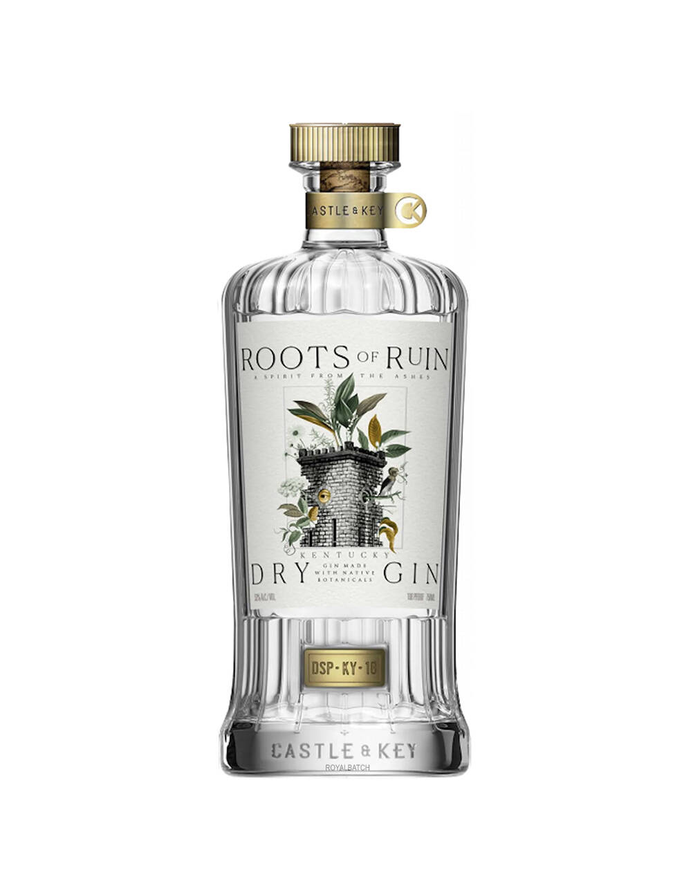 Castle & Key Roots of Ruin Dry Kentucky Gin