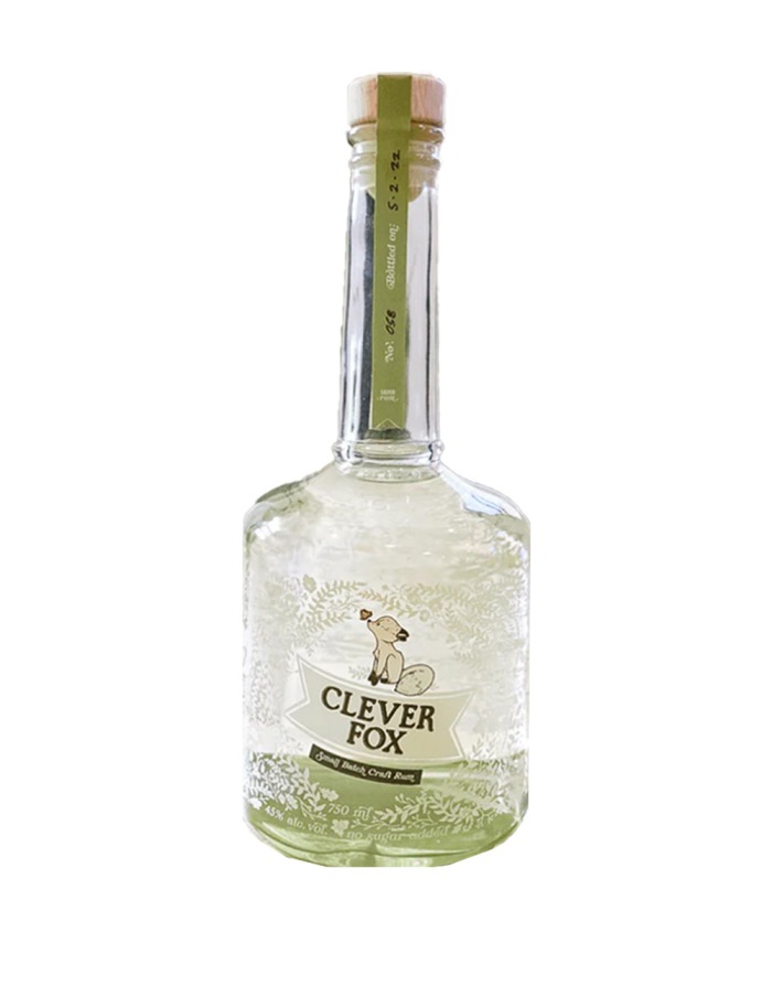Clever Fox Small Batch Craft Silver Rum