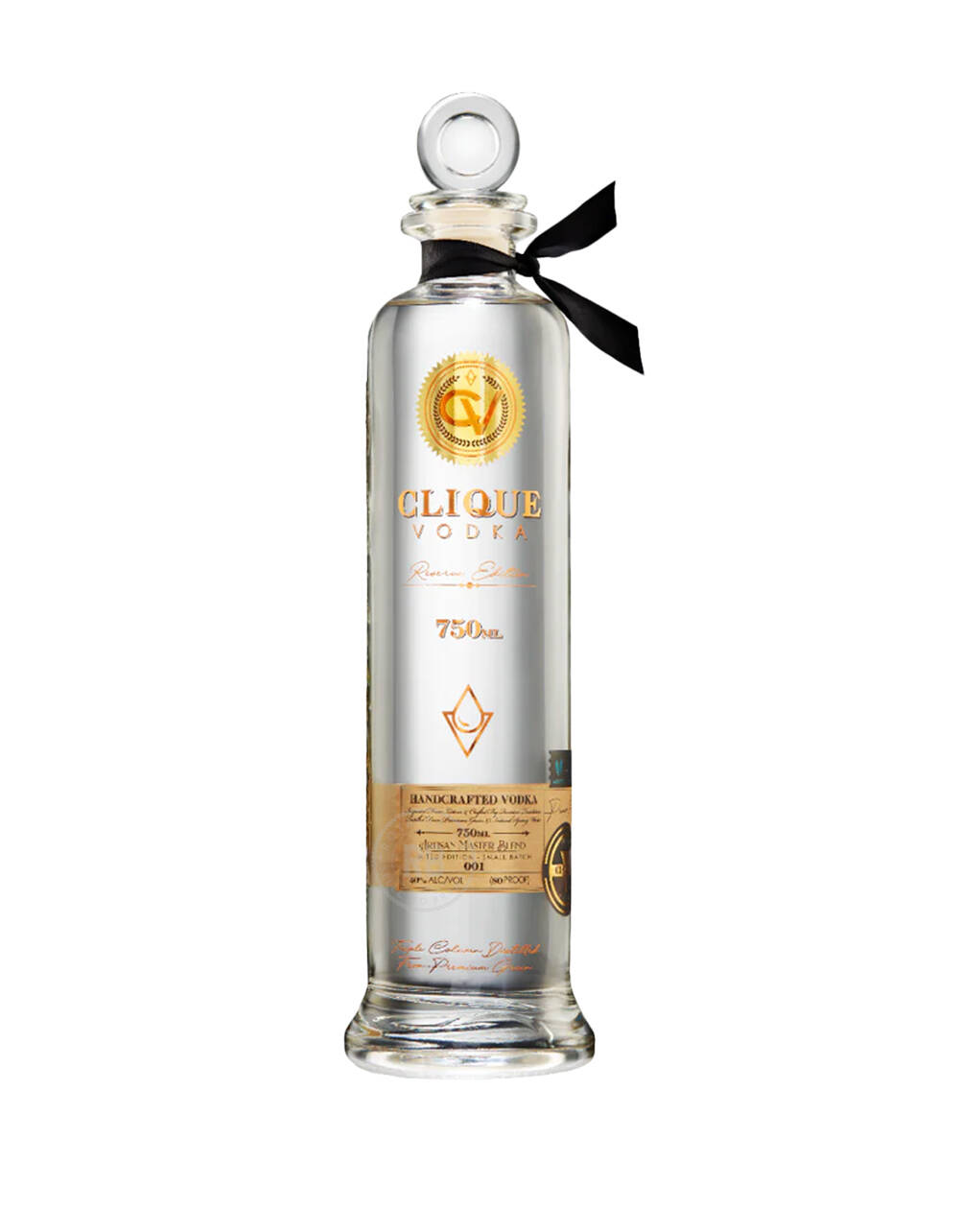 Clique Reserve Edition Artisan Master Blend Small Batch 001 Handcrafted Vodka