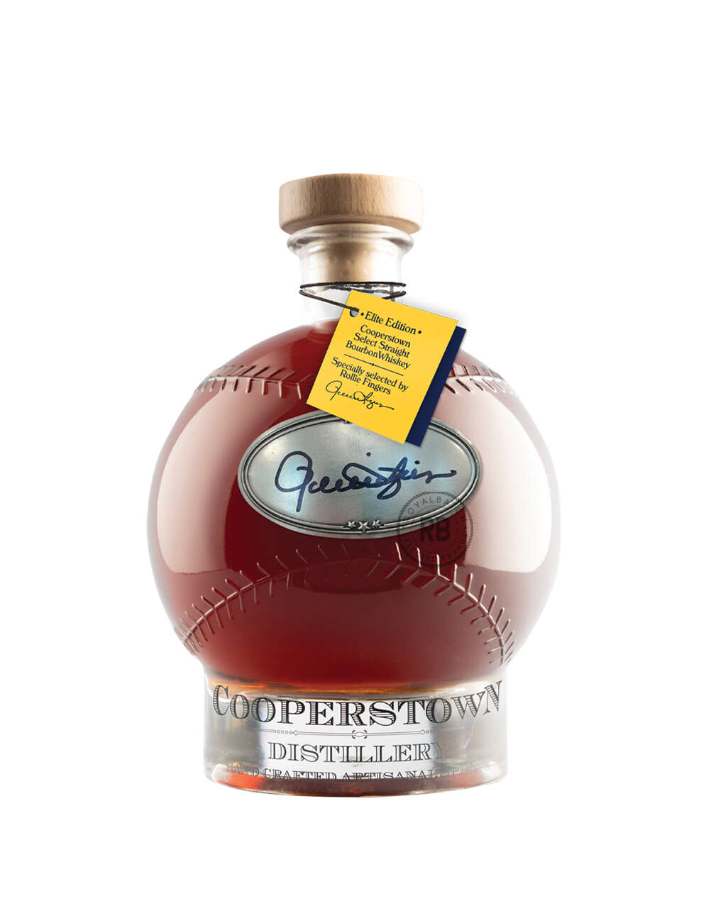 Cooperstown Select Straight Bourbon Whiskey Elite Edition Hand-Signed by Rollie Fingers