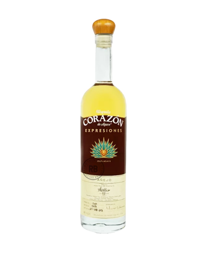 Corazon x Weller 12 Year Heart Expressions Anejo Tequila