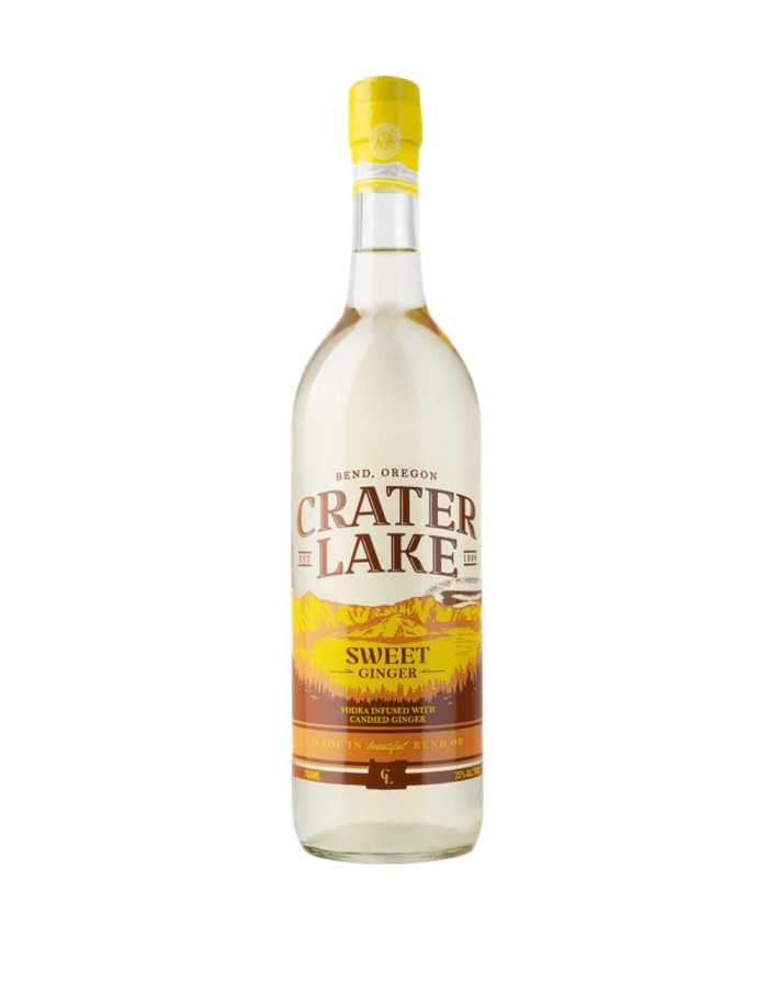 Crater Lake Sweet Ginger 70 Proof Vodka