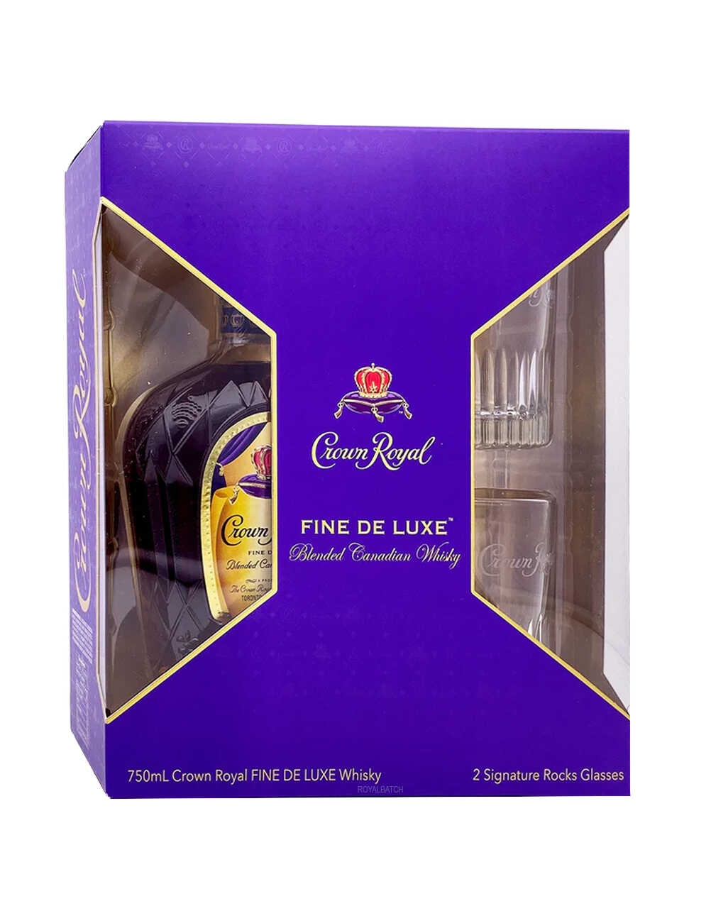 Crown Royal Fine De Luxe Canadian Whisky Gift Set