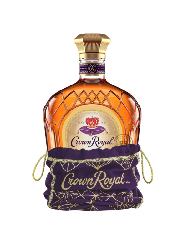 Crown Royal Fine De Luxe With Limited Edition Holiday Bag 1.75L