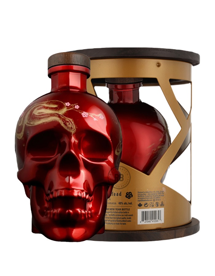 Crystal Head Vodka Year of the Snake 2025 with Lantern