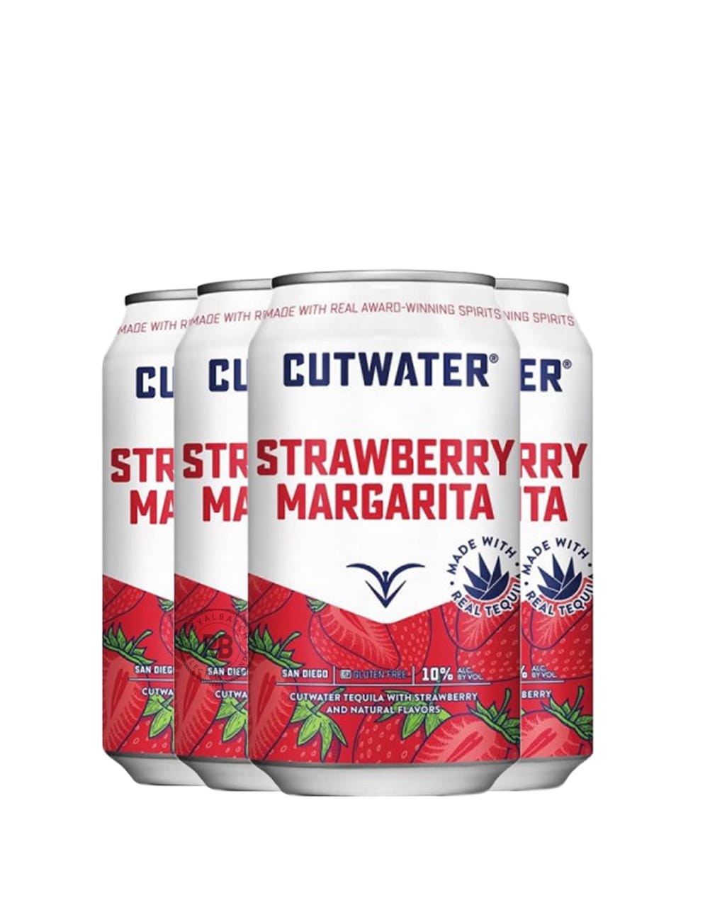 Cutwater Strawberry Margarita Canned Cocktails (4 Pack) x 355ml