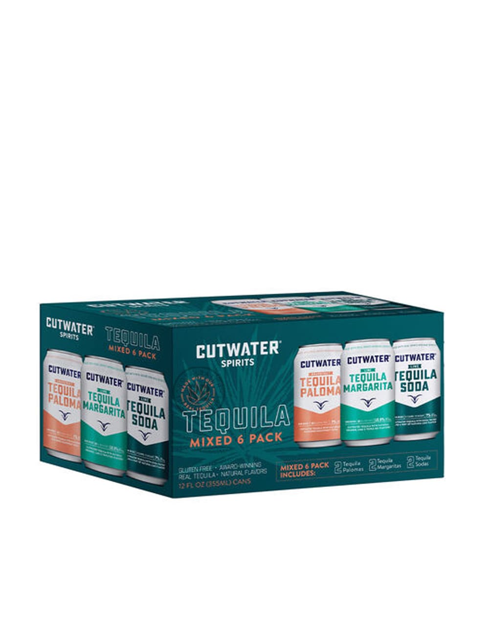 Cutwater Tequila Mixed Canned Cocktails (6 Pack) x 355ml