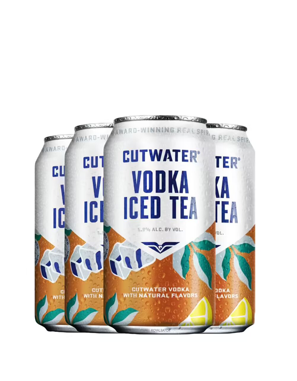 Cutwater Vodka Iced Tea Canned Cocktails (4 Pack) 355ml