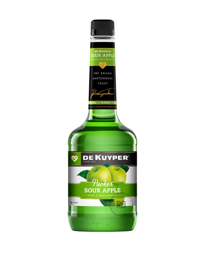 Dekuyper Sour Apple Pucker Liqueur 1L