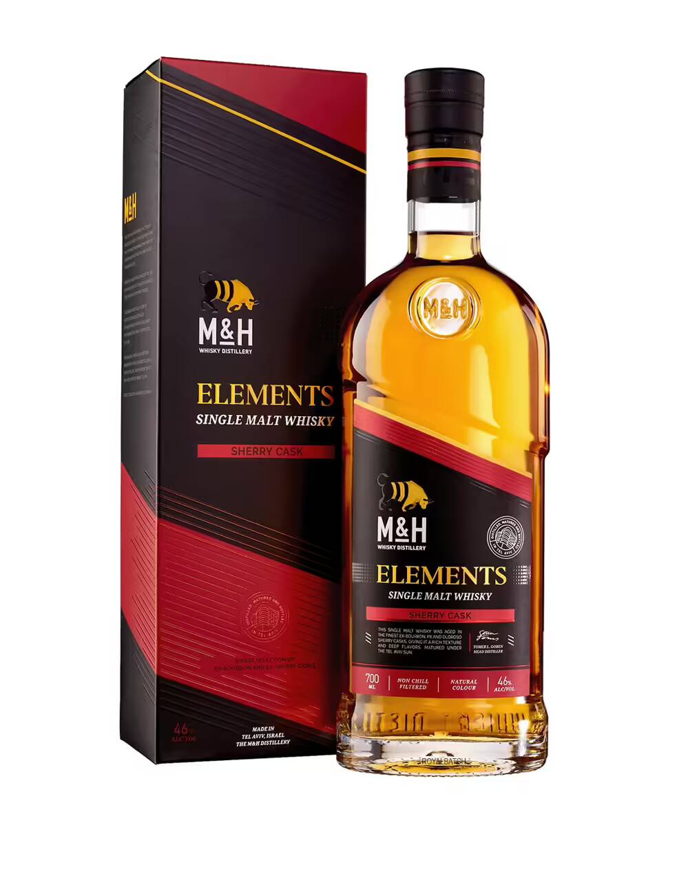 Elements Sherry Cask M and H Distillery Single Malt Whisky