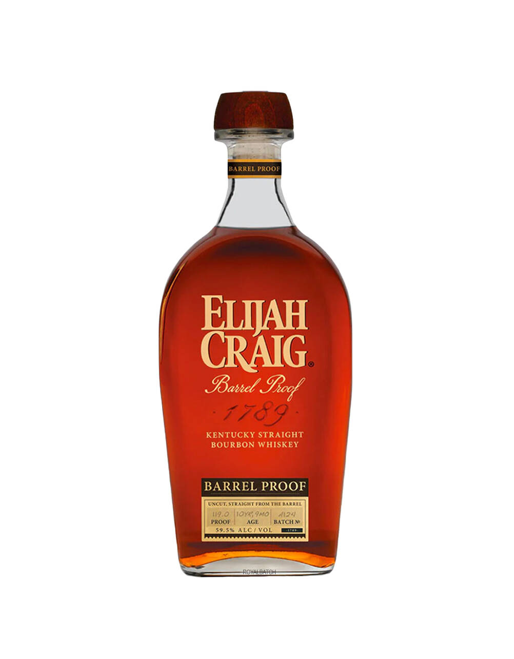 Elijah Craig Barrel Proof Uncut Batch No. A124 Bourbon Whiskey