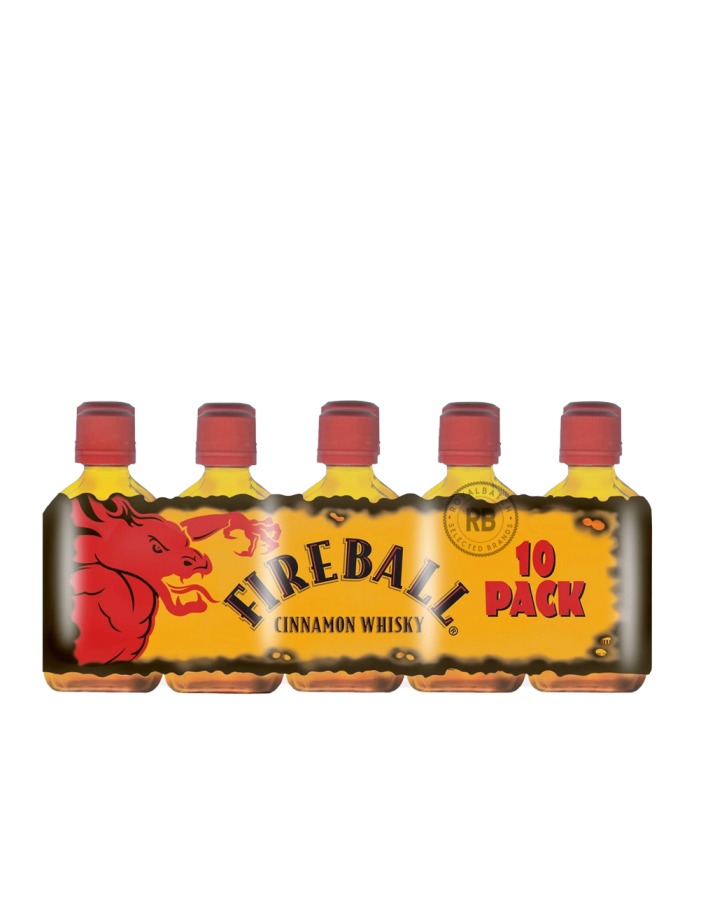 Fireball Cinnamon Whiskey (10 Pack) x 50ml