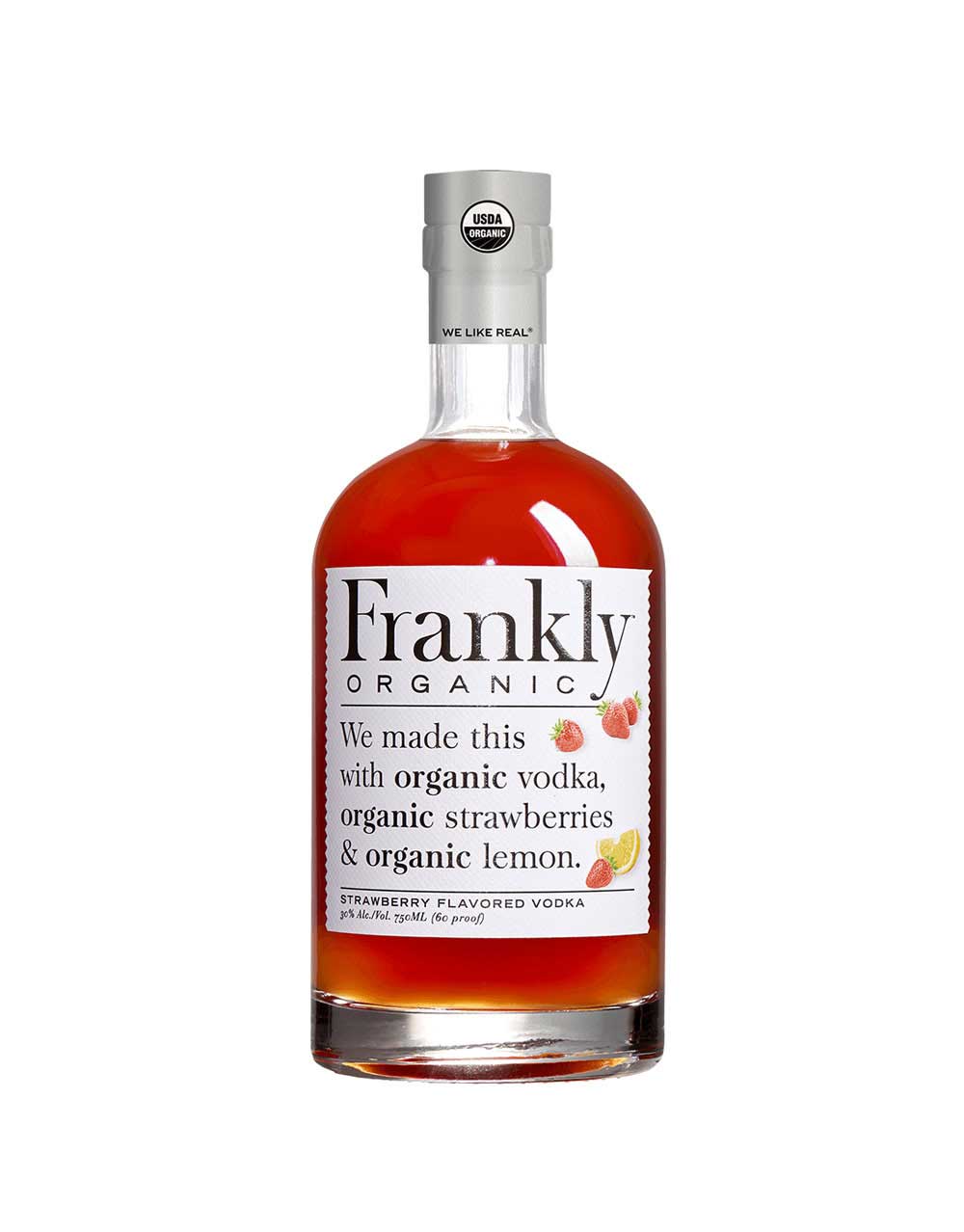 Frankly Organic Strawberry Flavored Vodka 50ml