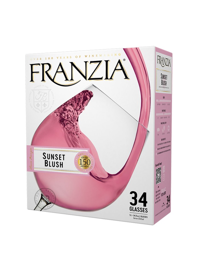 Franzia Sunset Blush Rose Wine 5L