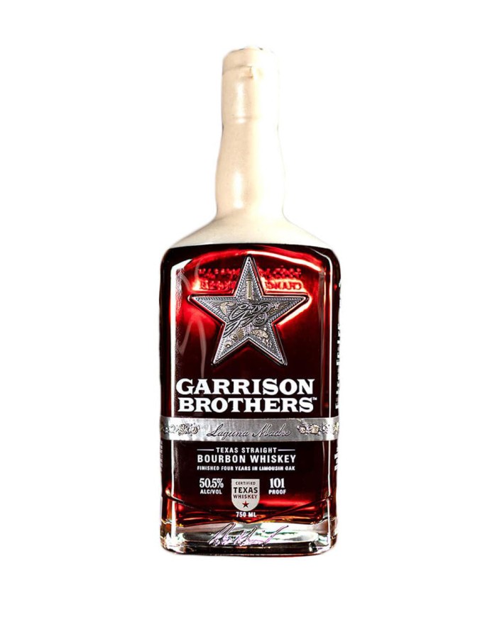 Garrison Brothers Laguna Madre Limousin Oak Bourbon whiskey