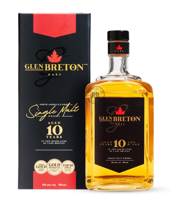 Glen Breton 10 Year Old Single Malt Canadian Whisky