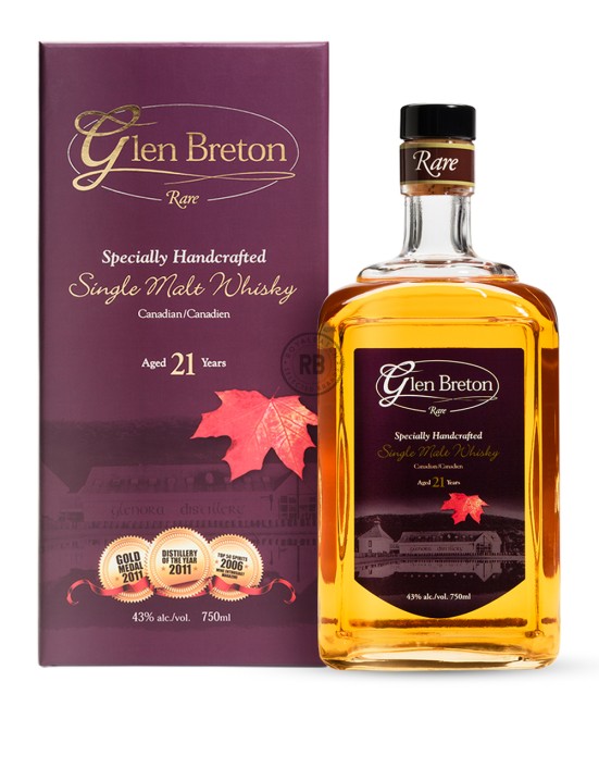 Glen Breton 21 Year Old Single Malt Canadian Whisky