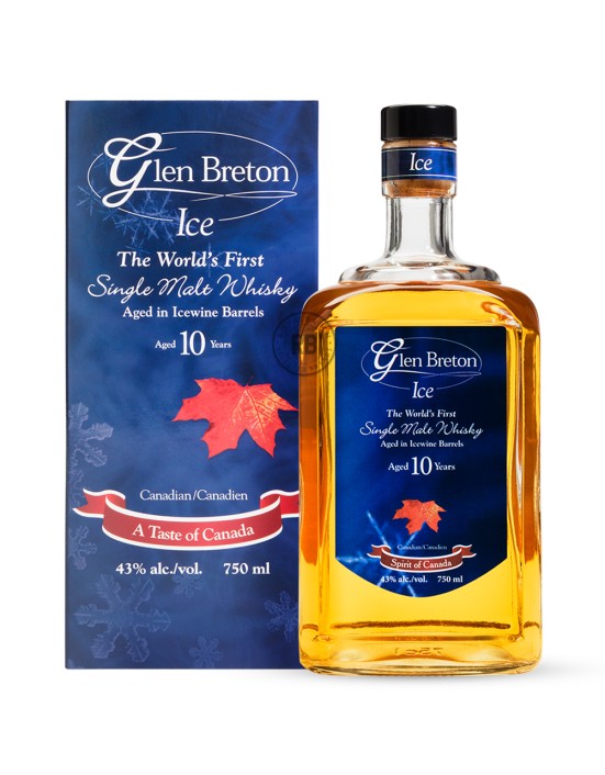 Glen Breton Icewine Barrels 10 Year Old Single Malt Canadian Whisky