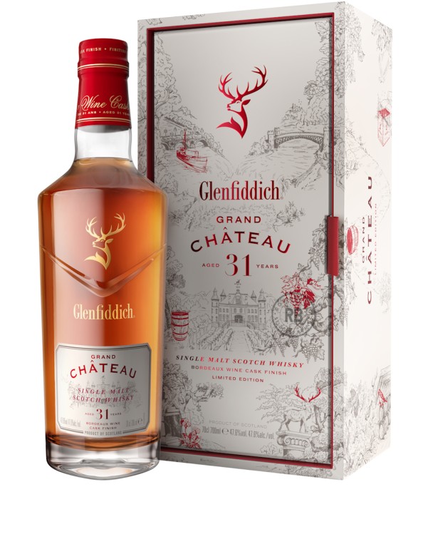 Glenfiddich 31 Year Old Grand Chateau Bordeaux Wine Cask Scotch Whisky