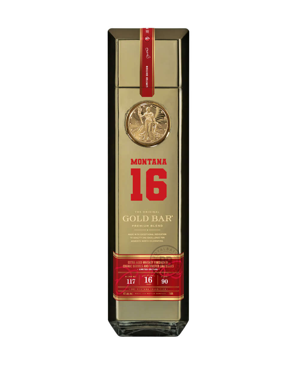 Gold Bar Joe Montana 90 proof Whiskey