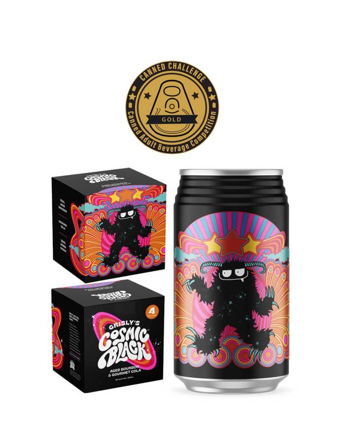GRISLY'S COSMIC BLACK  (4 PACK)