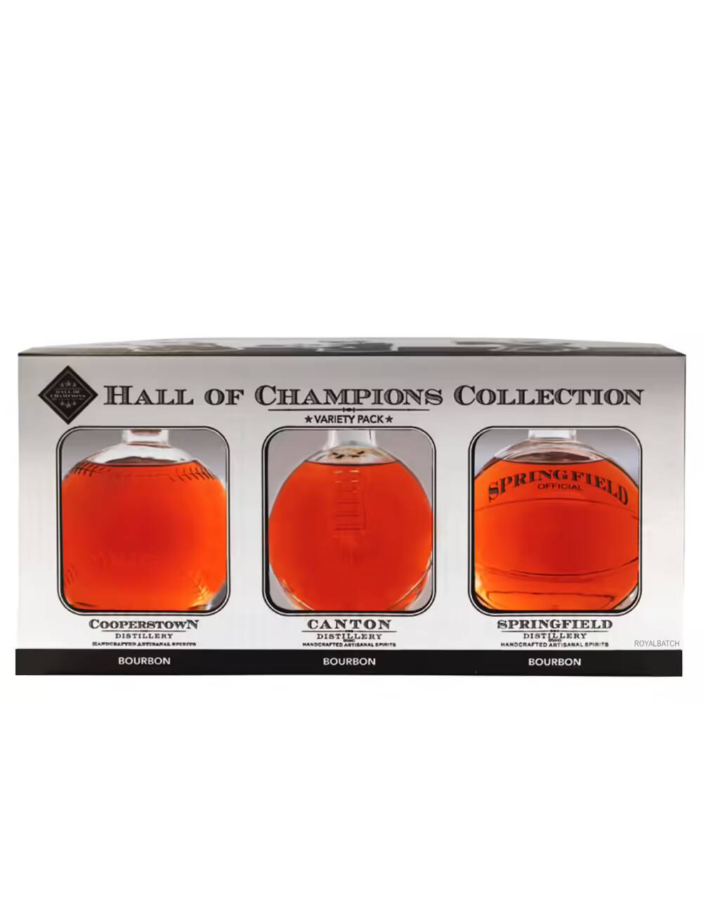 Hall of Champions Distillery Variety Pack Collection (Cooperstown + Canton + Springfield )