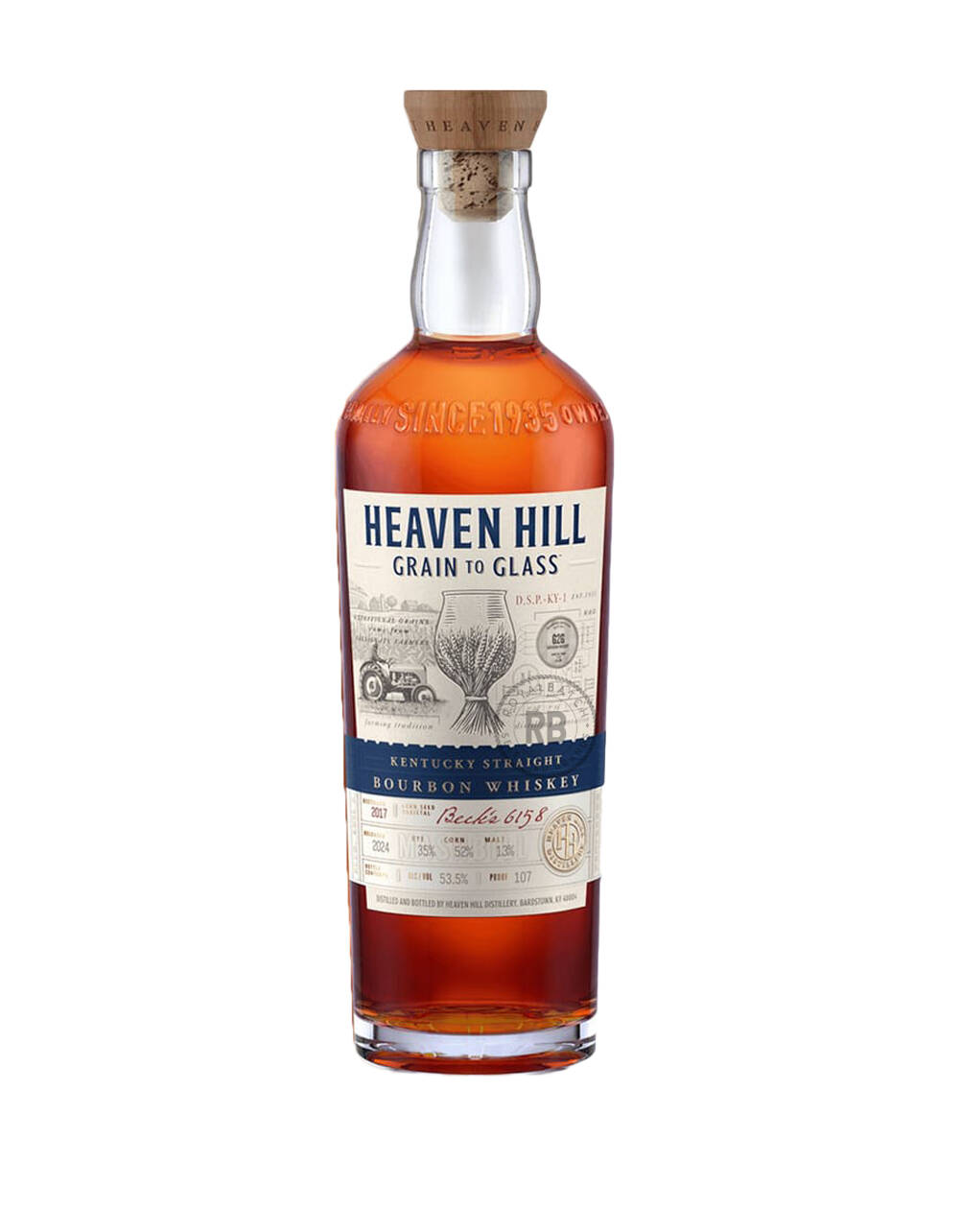 Heaven Hill Grain To Glass Kentucky Straight Bourbon Whiskey