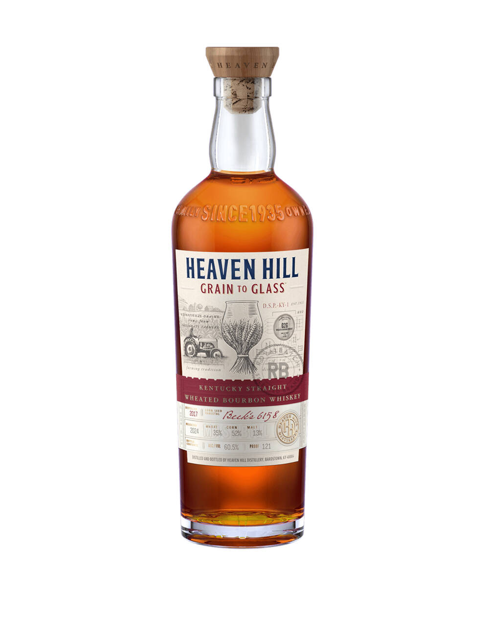 Heaven Hill Grain To Glass Kentucky Straight Wheated Bourbon Whiskey